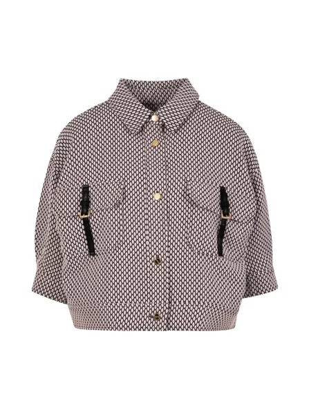 Coster Copenhagen Átmeneti dzseki Jacquard rózsaszín