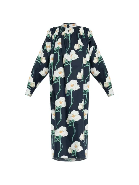 Rochie Kenzo cu model floral de costum albastru