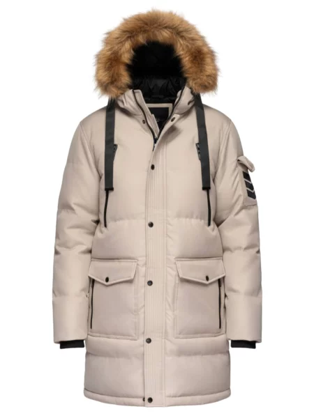 Textil Ombre parka Uster béžová