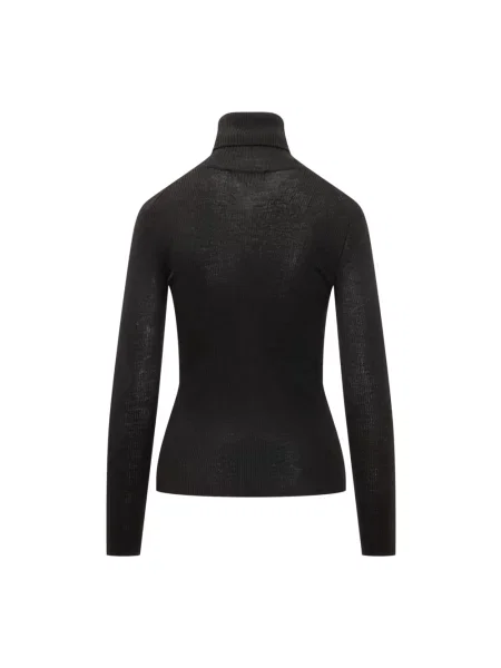 Sweter Parosh wełniany czarny