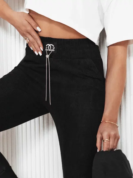 Športne hlače Dstreet črna