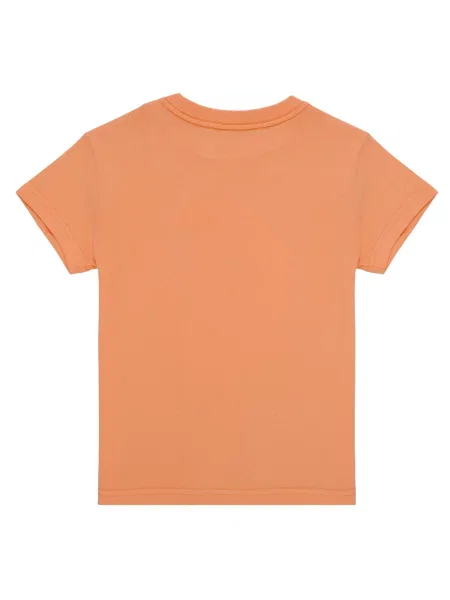 Tricou polo copii Polo Ralph Lauren portocaliu