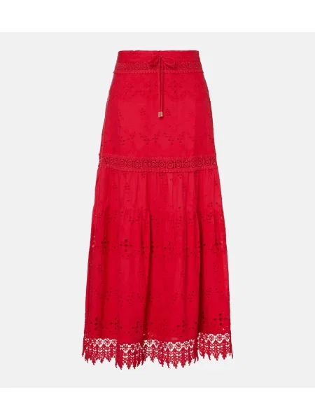 Fusta maxi Melissa Odabash roșu