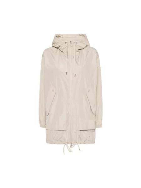 Parka Moncler beżowa