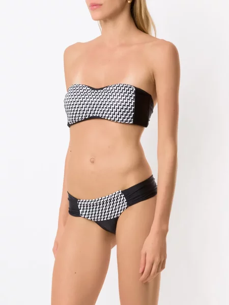 Bikini Amir Slama z nadrukiem czarny