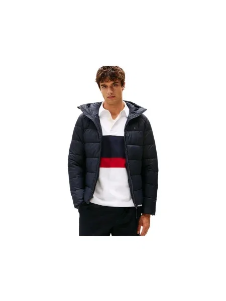 Geacă Tommy Hilfiger albastru
