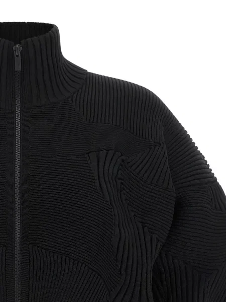 Geacă Issey Miyake tricotate negru