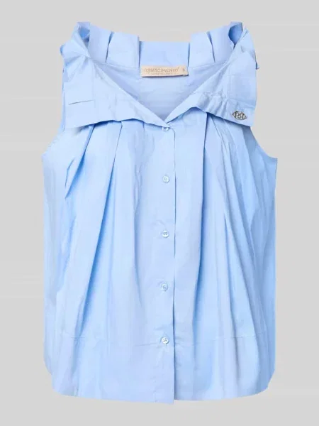 Bluzka z wykładanym kołnierzem i falbanami Rinascimento