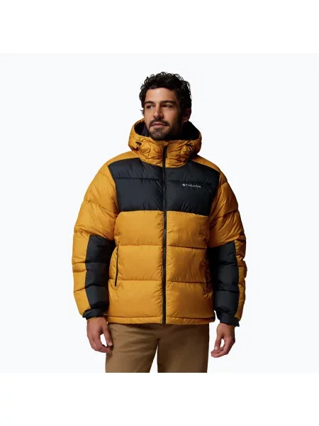 Geacă izolată pentru bărbați Columbia Pike Lake II Hooded squash/black negru