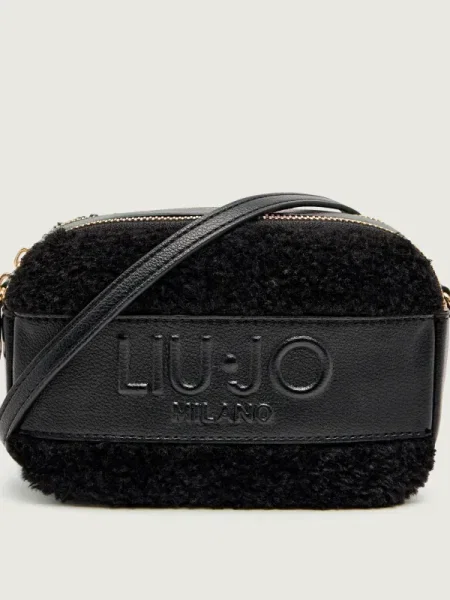 Liu Jo Geantă poștaș RIDHI | shearling negru