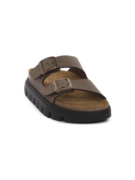 Chunky šľapky Birkenstock hnedá