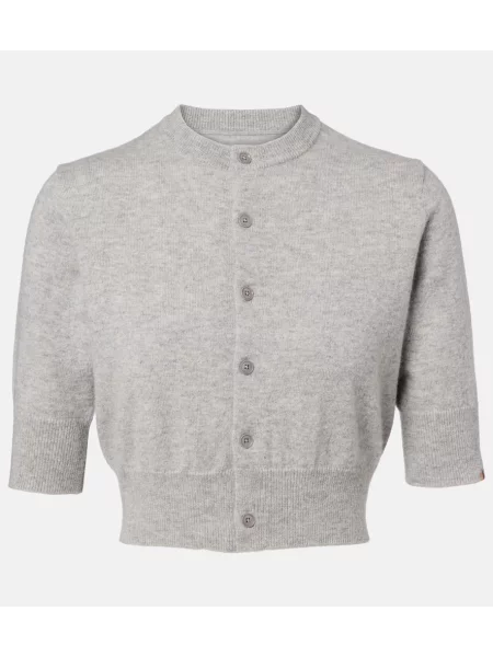 Cardigan Extreme Cashmere din cașmir gri