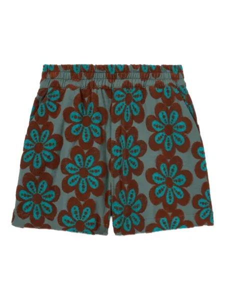 Pantaloni scurți La Doublej cu model floral cu imagine verde