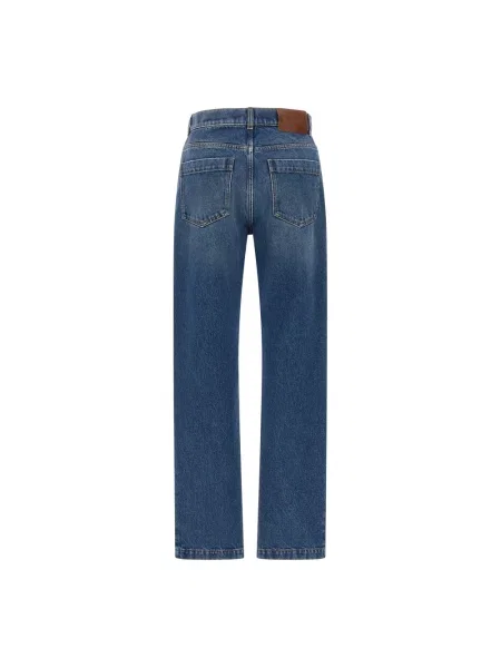 Jeansy straight leg Marni niebieskie
