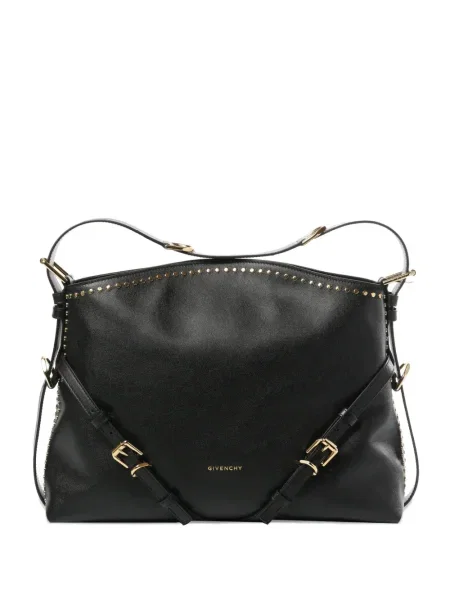 Geantă Givenchy cu cataramă cu tepi negru