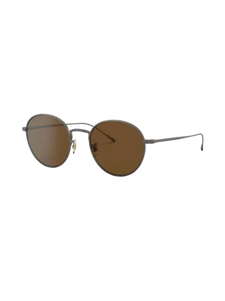 Saulės akiniai Oliver Peoples ruda