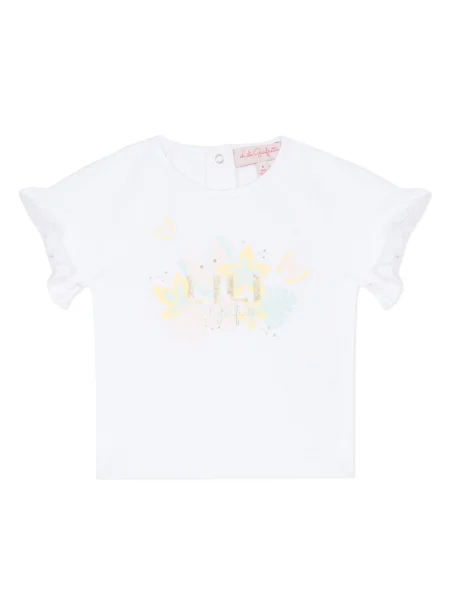 Tricou copii Lili Gaufrette alb