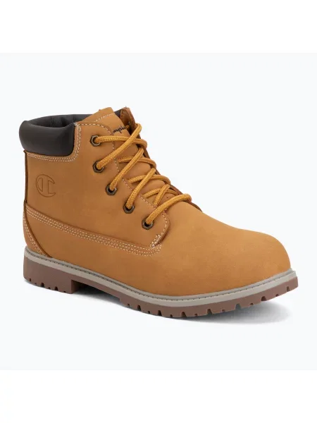 Детски обувки Champion Upstate GS Mid Cut light brown кафяво
