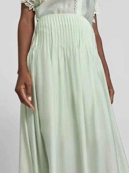 Spódnica midi z mieszanka lyocellu z drapowania model MOLLY' Cph Muse