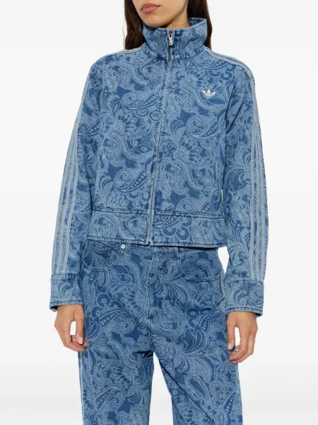 Decupat tricou Adidas cu imagine alergare gri