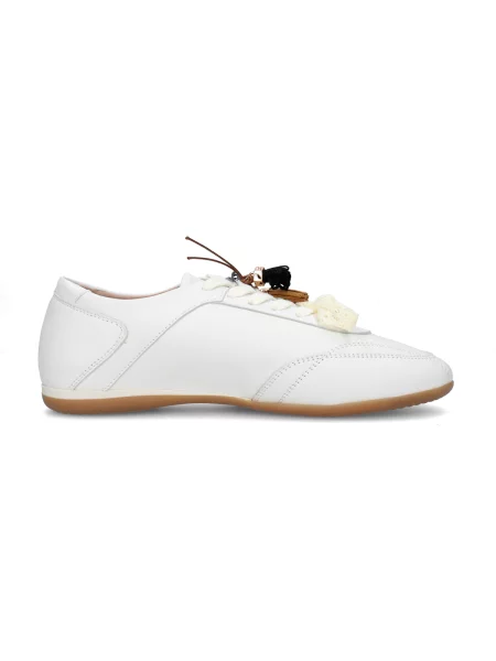 Pantofi Meline alb