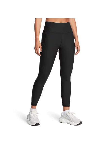 Legíny Under Armour Meridian Rib Ankle Leg Black/ Black M černé
