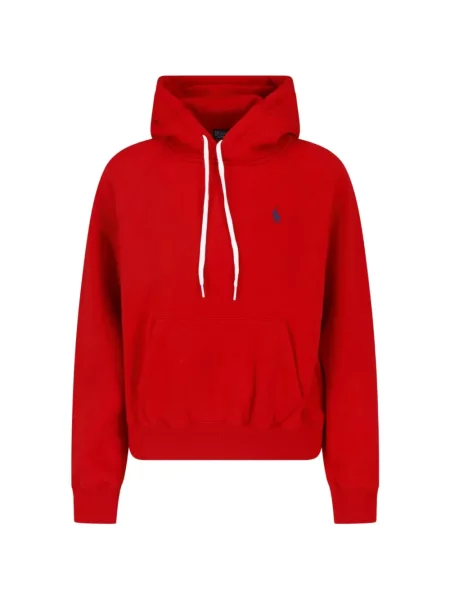 Matlasat tricou polo Polo Ralph Lauren de lână cu decolteu în V albastru
