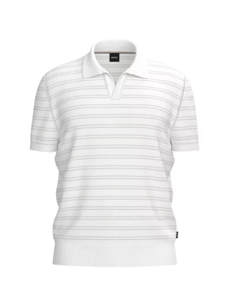 Къс тениска Boss бяло