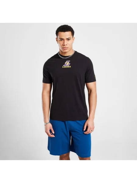 New Era T-Shirt Los Angeles Lakers czarna