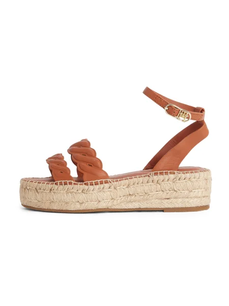 Espadrile Tommy Hilfiger maro