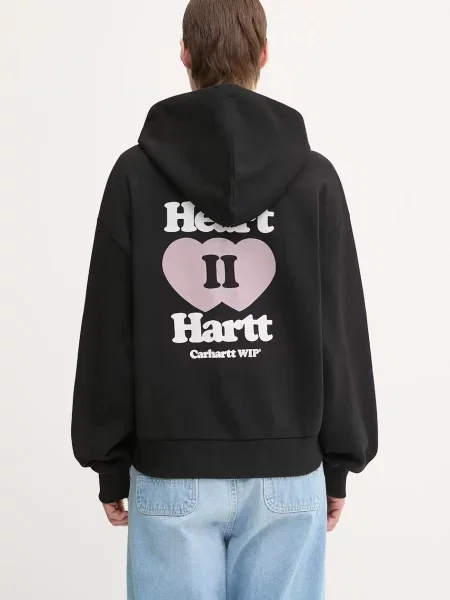 Hanorac Carhartt WIP W Hooded Heart II Hartt Jacket Black XS negru