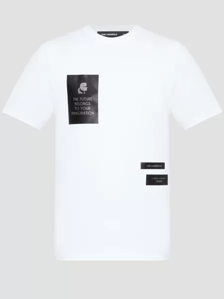 Футболка Karl Lagerfeld білий