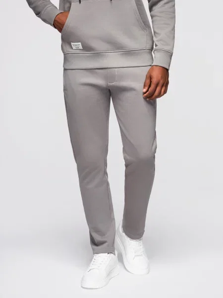 Pantaloni Ombre alb