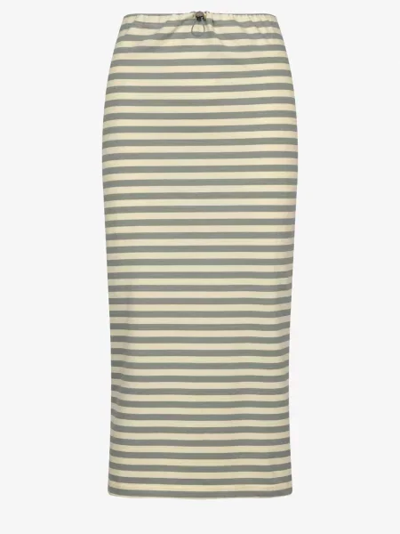 FEMSSY Sukně LONGA STRIPE SKIRT' žlutá