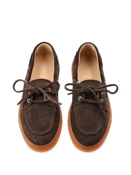 Pantofi loafer Copenhagen Studios din piele de căprioară maro