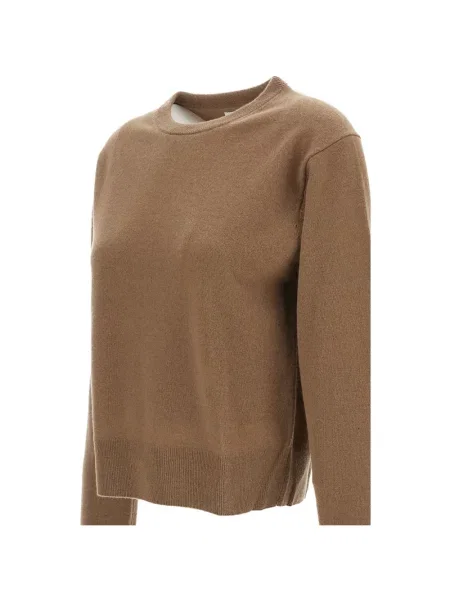 Кашмирен пуловер Extreme Cashmere с кръгло деколте кафяво
