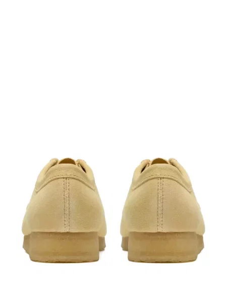 Gležnjače desert Clarks Originals s vezicama s čipkom žuta