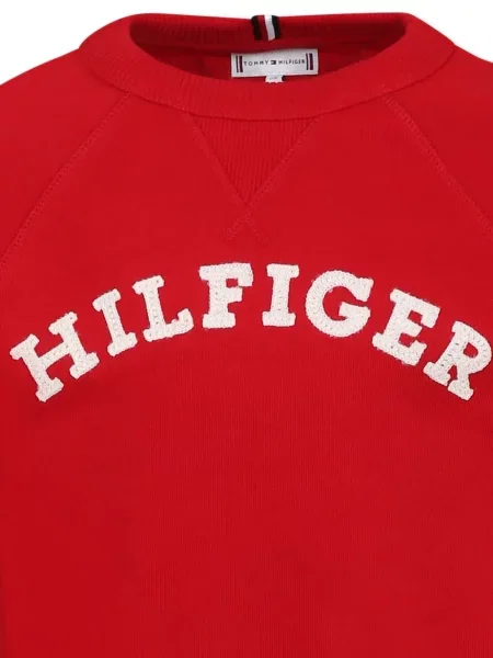 Bluza dziecięca Tommy Hilfiger czerwona
