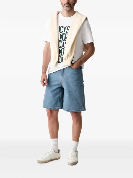Tricou Lacoste cu imagine alb
