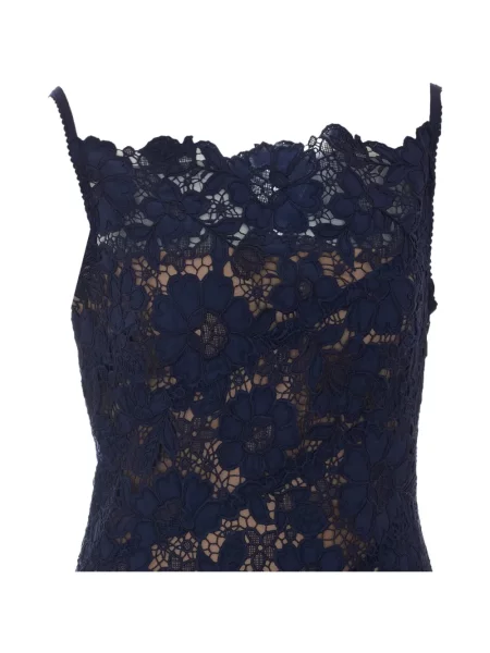 Rochie midi Self-portrait albastru