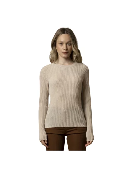 Sweter Kocca z długim rękawem żółty