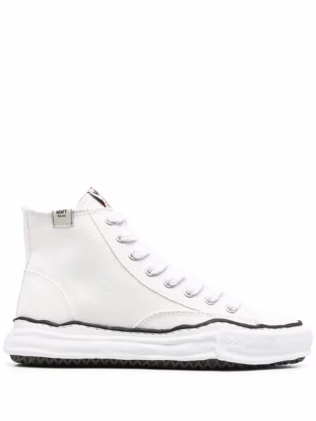 Sneakerși Maison Mihara Yasuhiro cu șireturi din dantelă alb