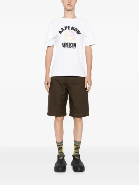 Raštuotas marškinėliai Aape By *a Bathing Ape® balta