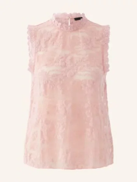 Oui Krajkové Topy růžová