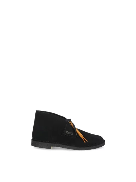 Clarks Originals półbuty zamszowe Desert Boot czarny