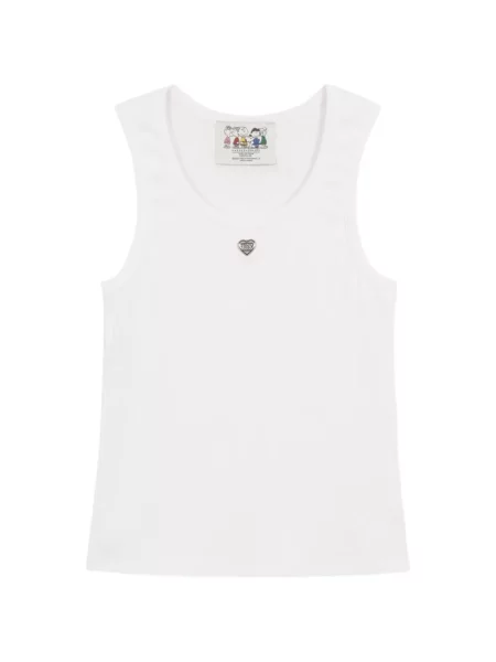 Top Marge Sherwood bez rękawów biały