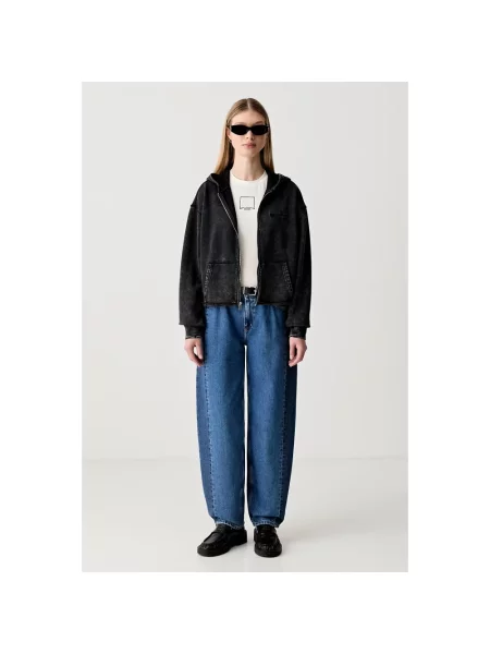 Bluza z kapturem Karl Lagerfeld czarna