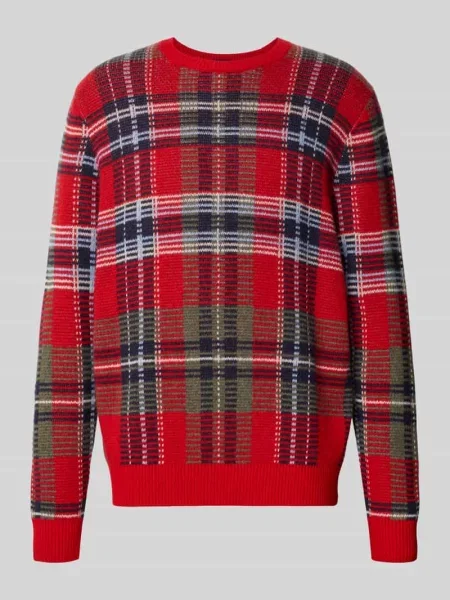 Sweter oversized z czystego kaszmiru Christian Berg Men czerwony