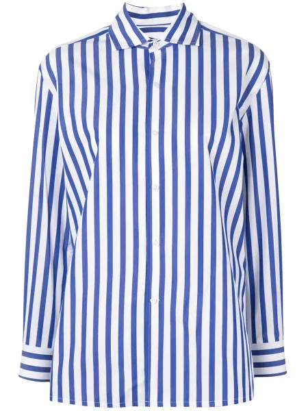 Cămașă Ralph Lauren Collection cu dungi albastru