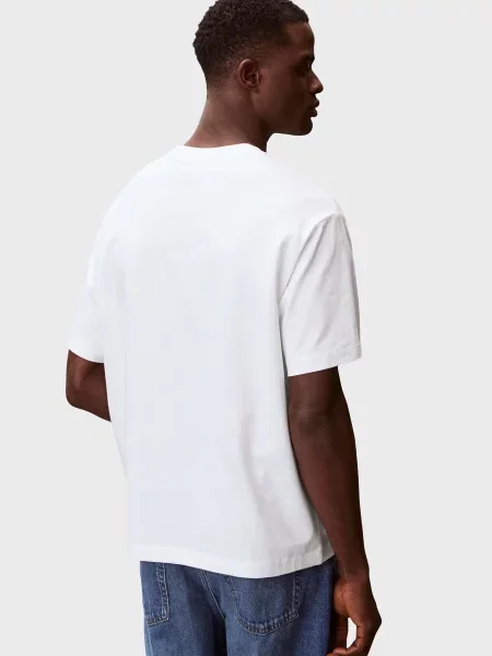 Графічний футболка Calvin Klein Jeans біла
